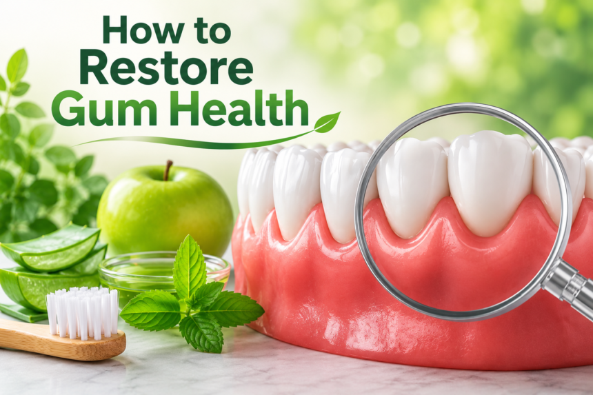 How to restore gum health