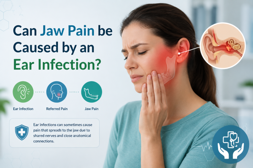 can jaw pain be caused by an ear infection​