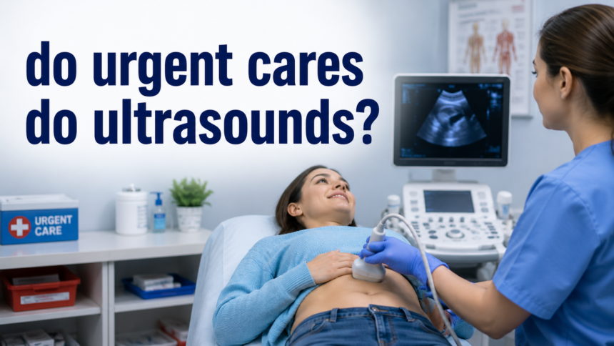 do urgent cares do ultrasounds?