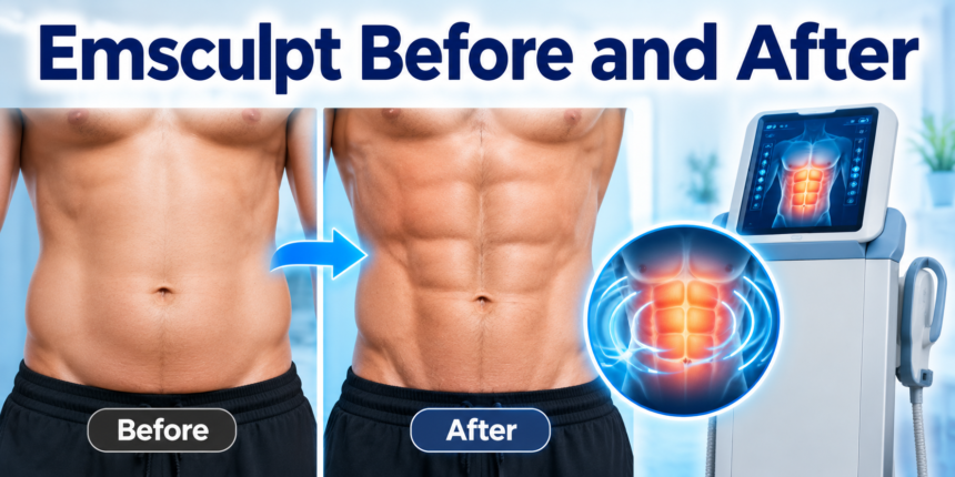 Emsculpt Before and After
